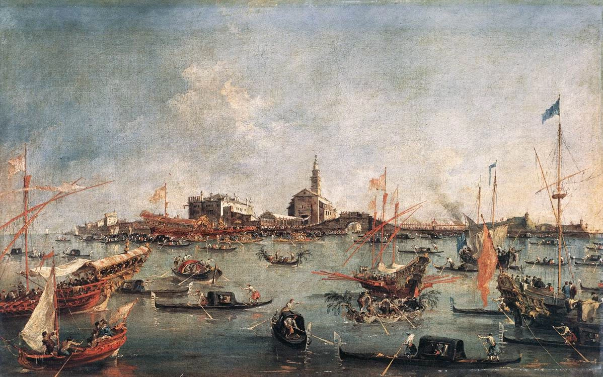 Il Doge sul Bucintoro a San Niccolò del Lido - Musée du Louvre, Paris